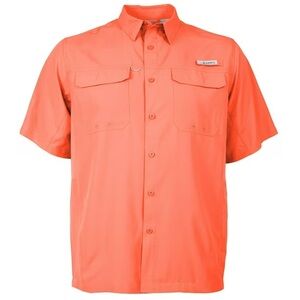 NWT Habit Men's UPF 40+ UV Protection Short-Sleeve Fishing Shirt